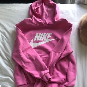 Nike Girls Vibrant Pink Hoodie